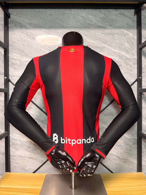 AC Milan 2026/27 Red and Black Home Long-Sleeve Shirt — Player Version — photo 2