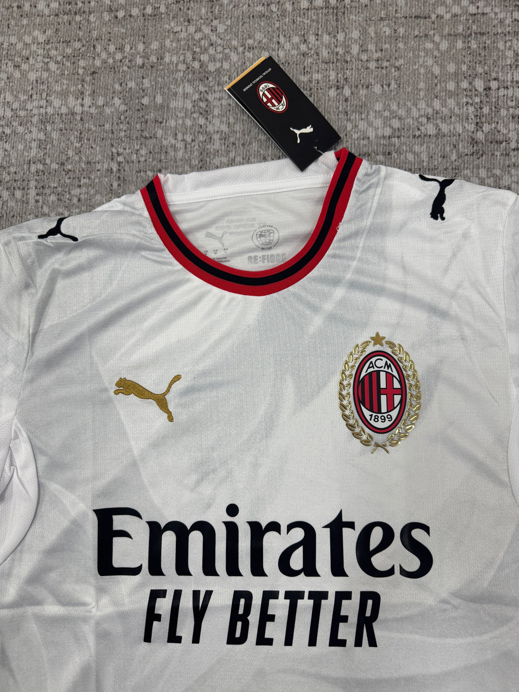 AC Milan 2026/27 White and Gold Away Shirt — Fan Version — photo 1