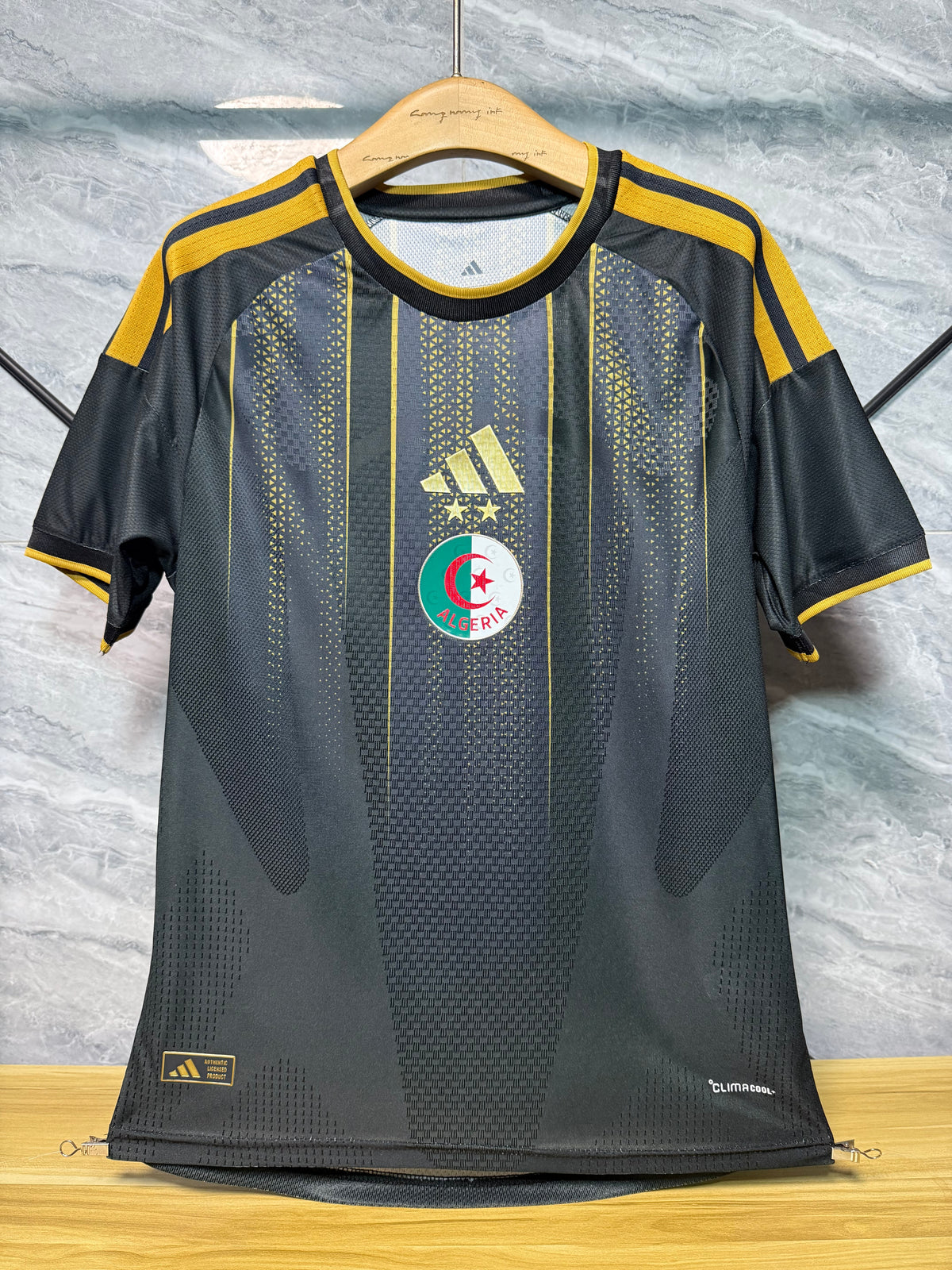 Algeria 2026/27 Black and Gold Star Shirt — Player Version — photo 12