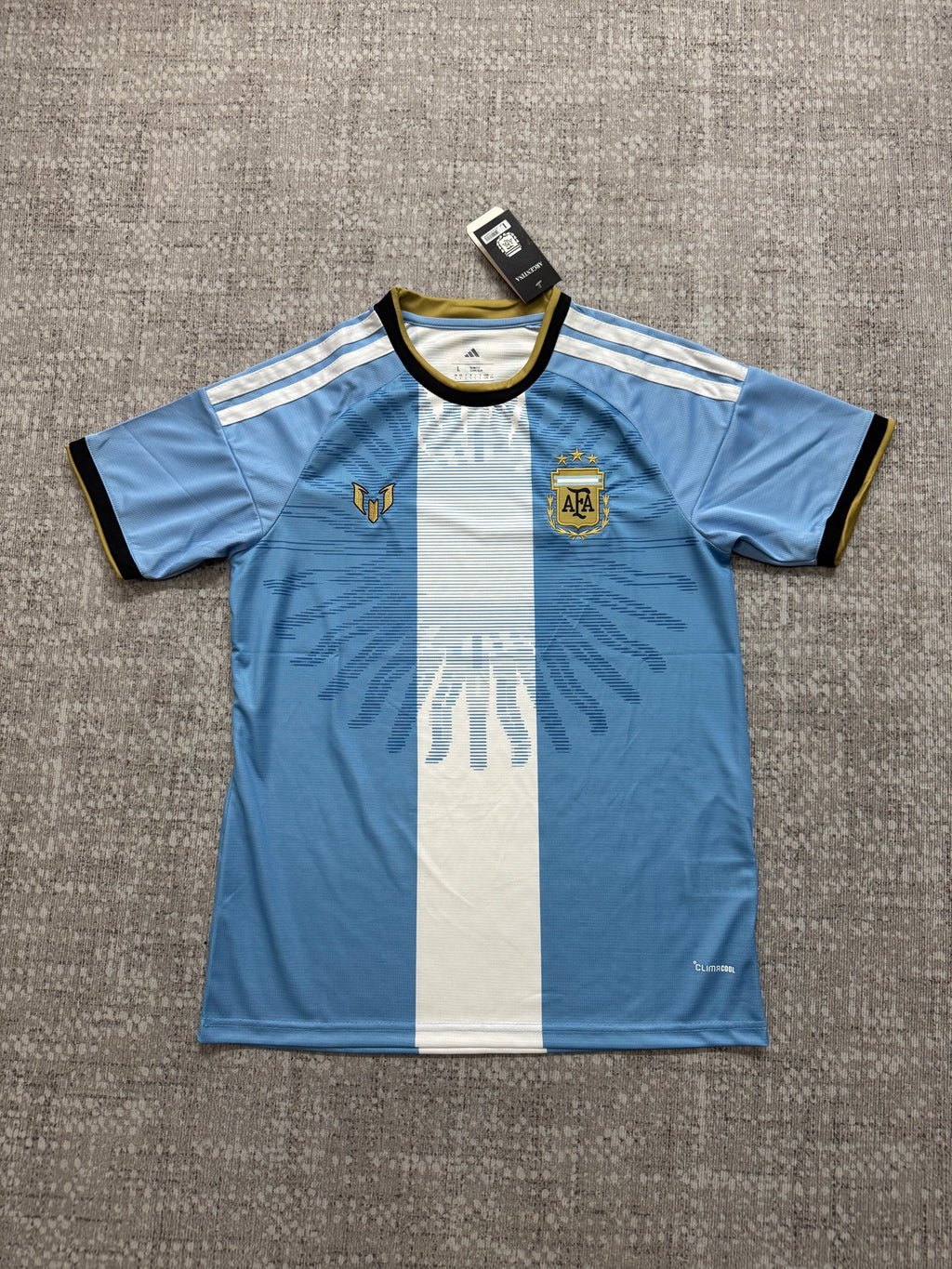 Argentina 2026 Sky Blue and Gold Commemorative Shirt — Fan Version — photo 2