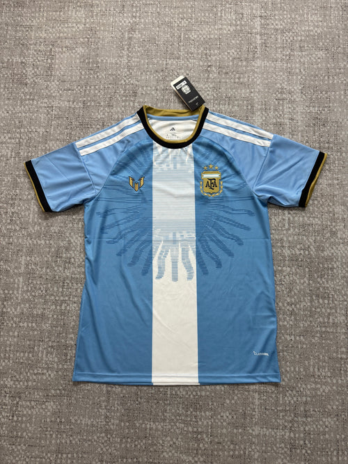 Argentina 2026 Sky Blue and Gold Commemorative Shirt — Fan Version — photo 2