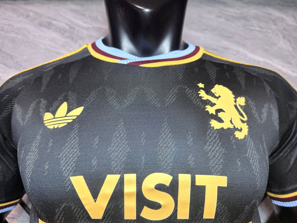 Aston Villa 2026/27 Black Away Shirt — Player Version — photo 2
