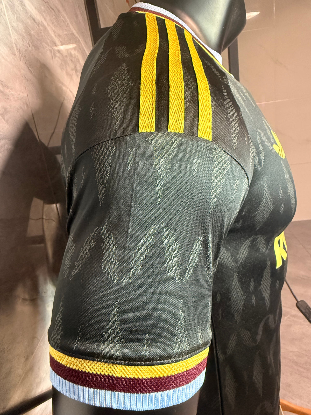Aston Villa 2026/27 Black Away Shirt — Player Version — photo 7