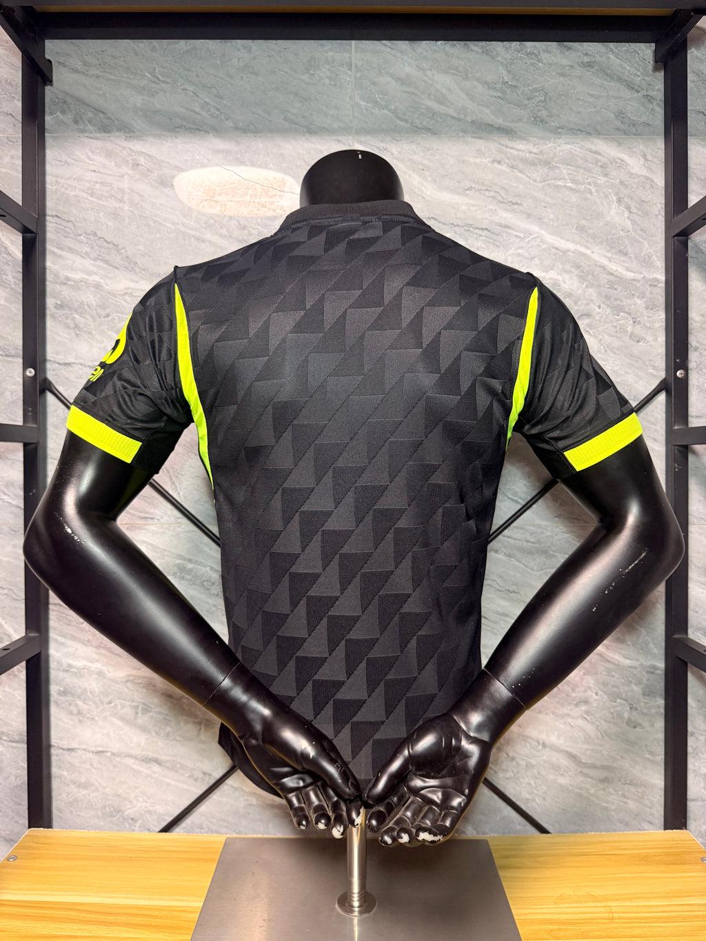 Atletico Madrid 2026/27 Black and Neon Yellow Away Shirt — Player Version — photo 9