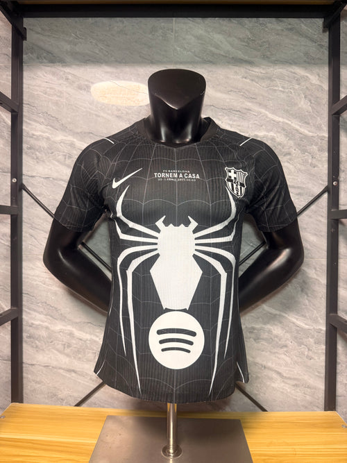 Barcelona 2026/27 Black Spider-Man Special Shirt — Player Version — photo 1