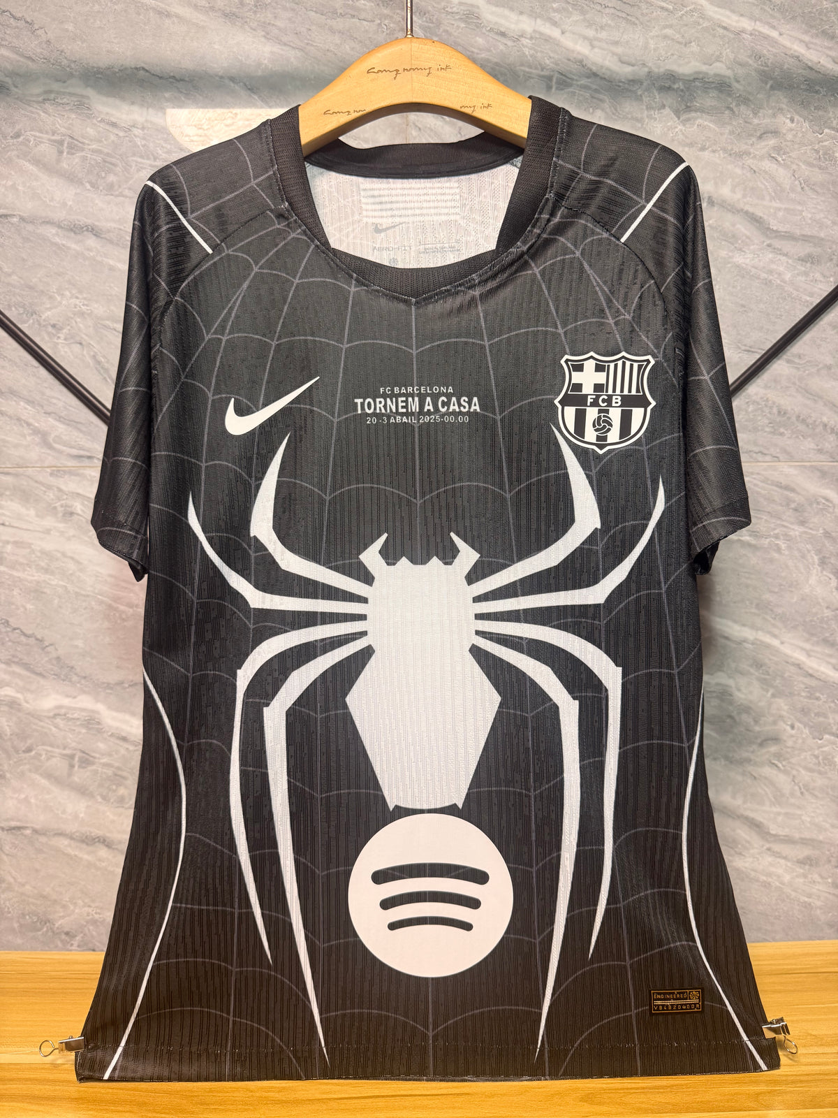Barcelona 2026/27 Black Spider-Man Special Shirt — Player Version — photo 10