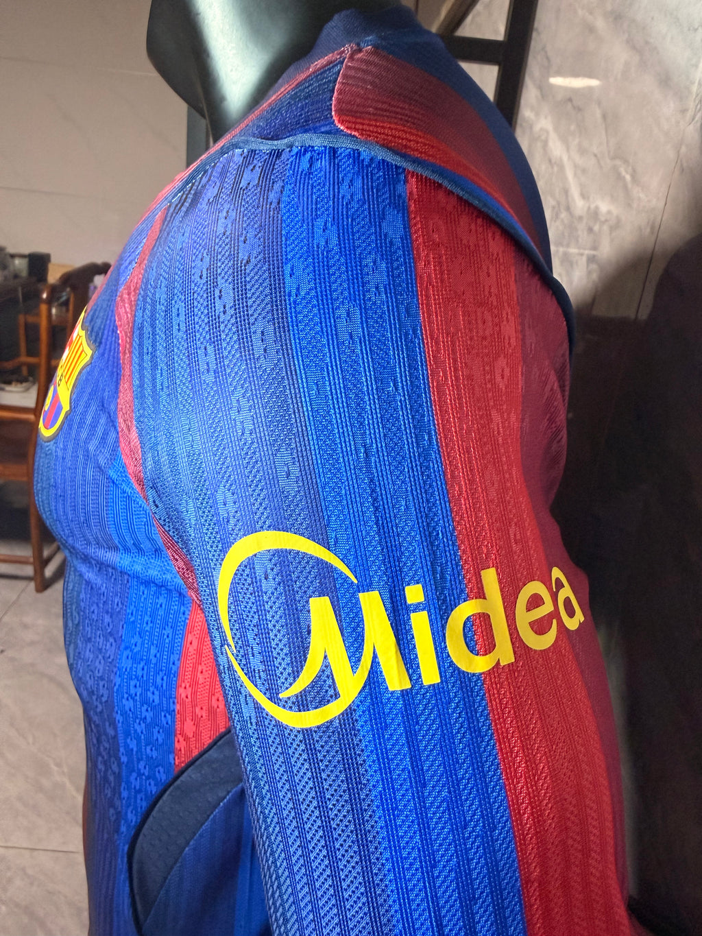 Barcelona 2026/27 Blue and Red Home Long-Sleeve Shirt — Player Version — photo 8