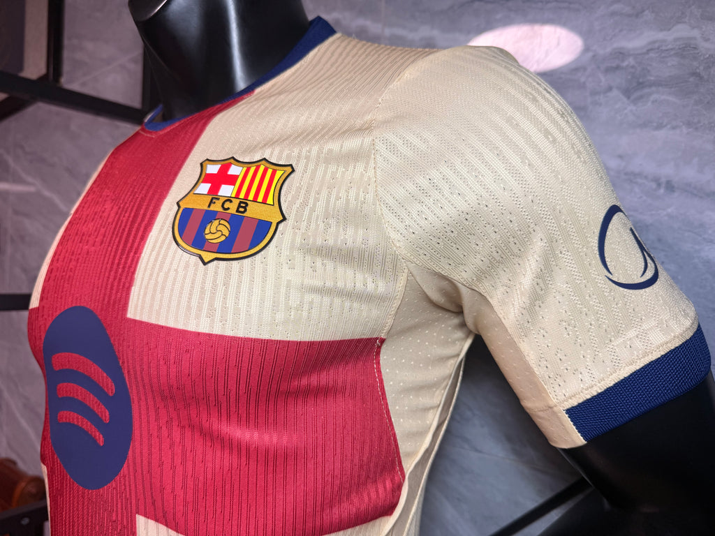 Barcelona 2026/27 Cream and Red Third Shirt — Player Version — photo 6