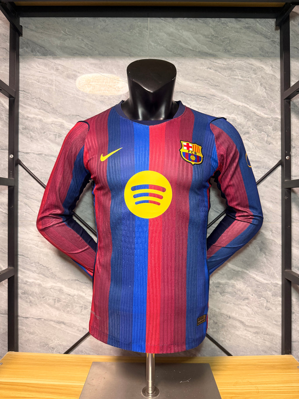 Barcelona 2026/27 Home Long-Sleeve Shirt — Player Version — photo 1