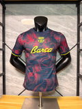 Barcelona 2026/27 Navy Red Floral Special-Edition Shirt — Player Version — photo 1