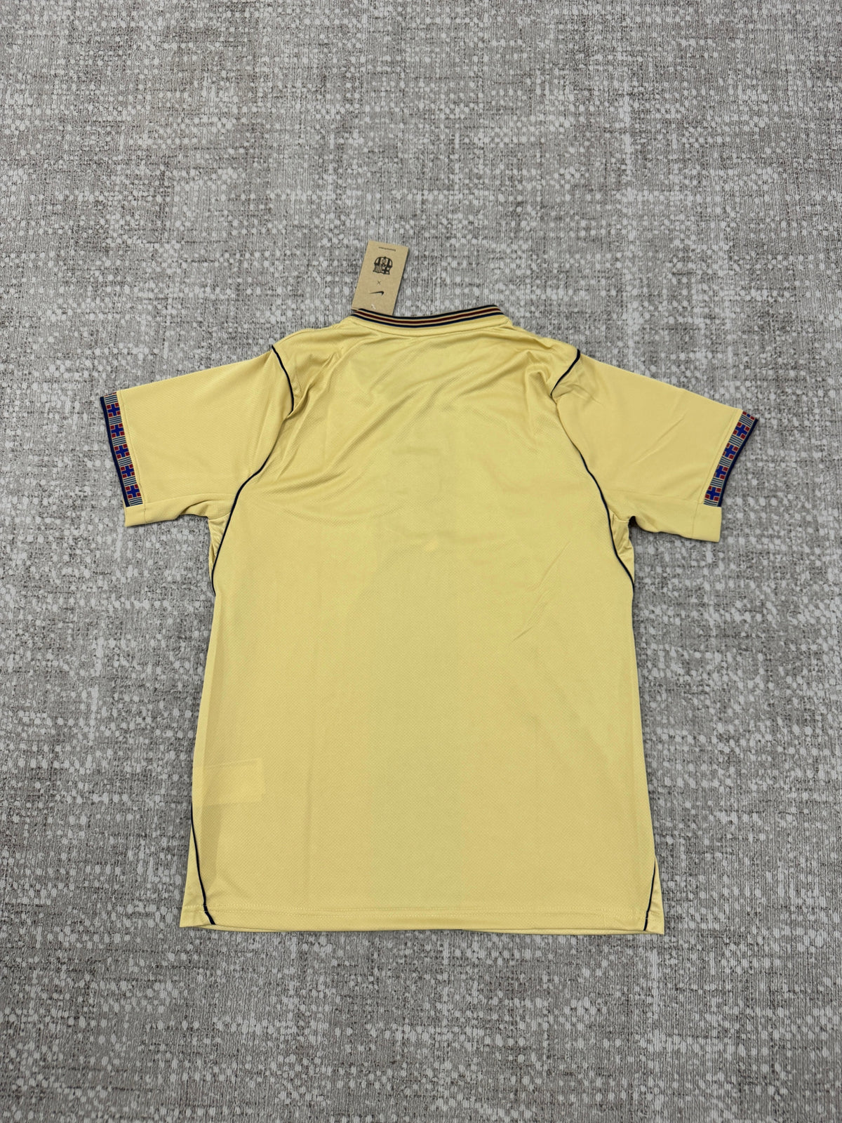 Barcelona 2026/27 Ochre Retro-Style Shirt — Retro Version — photo 3