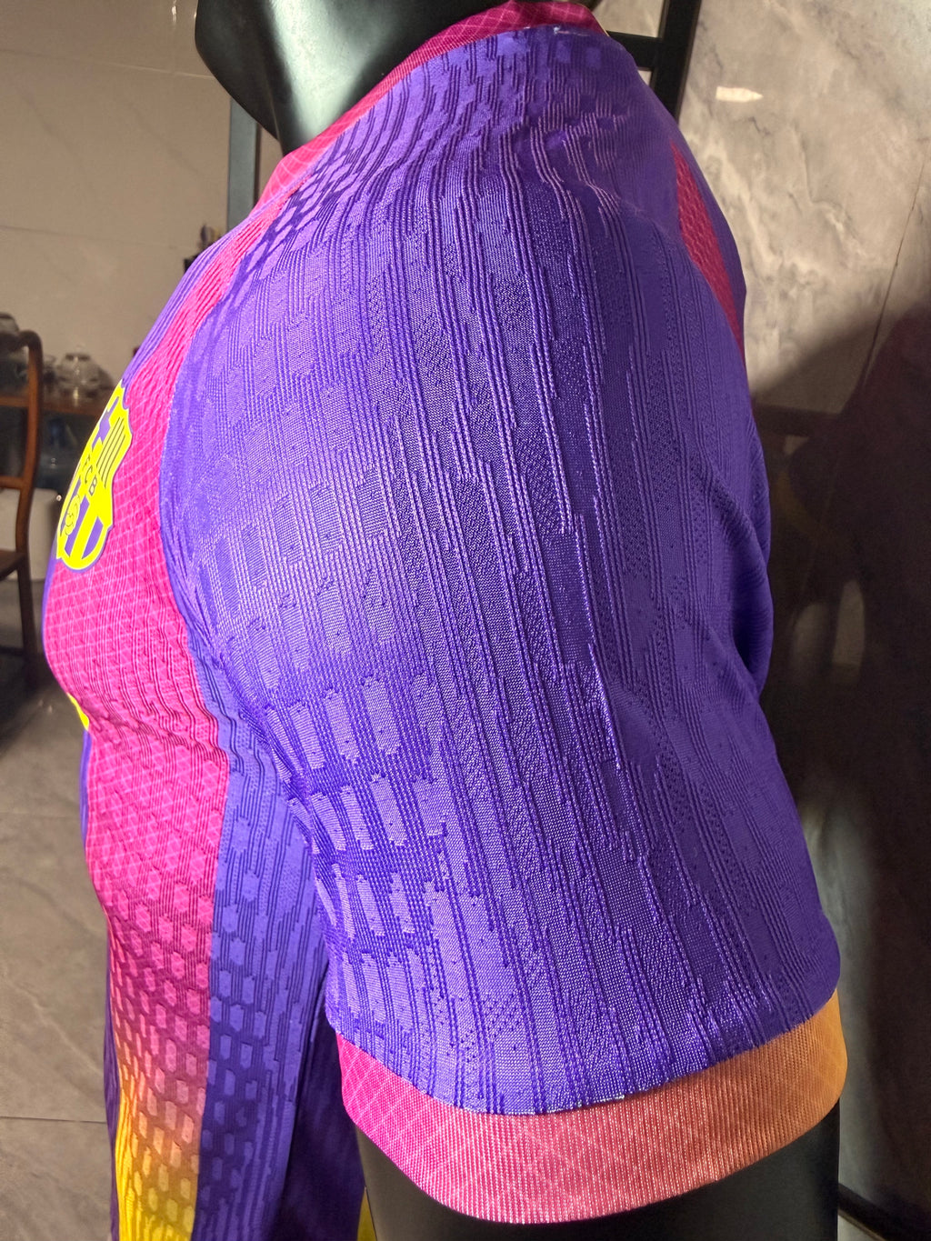 Barcelona 2026/27 Purple Magenta Yellow Special-Edition Shirt — Player Version — photo 8