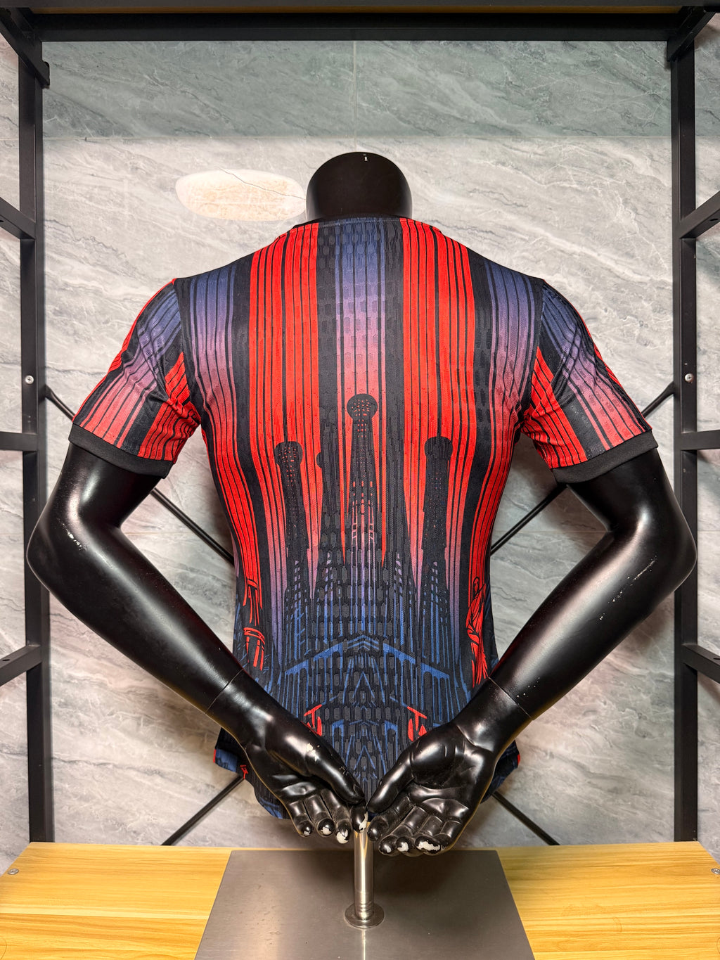 Barcelona 2026/27 Red and Black Cityscape Special-Edition Shirt — Player Version — photo 9