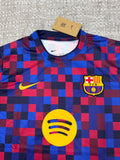 Barcelona 2026/27 Red and Blue Checkered Training Shirt — photo 1