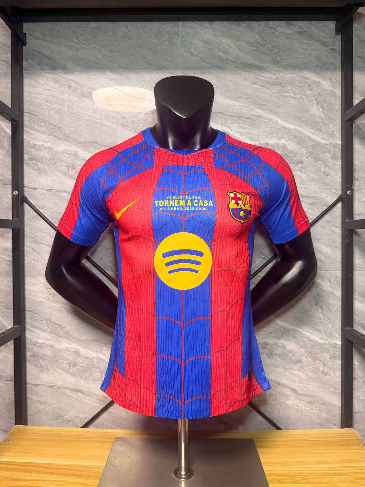 Barcelona 2026/27 Red Web Special-Edition Shirt — Player Version — photo 1