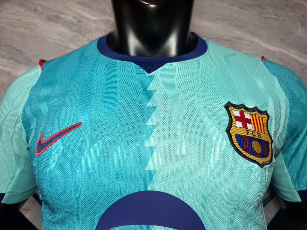 Barcelona Third Shirt — Turquoise Player Version — photo 2