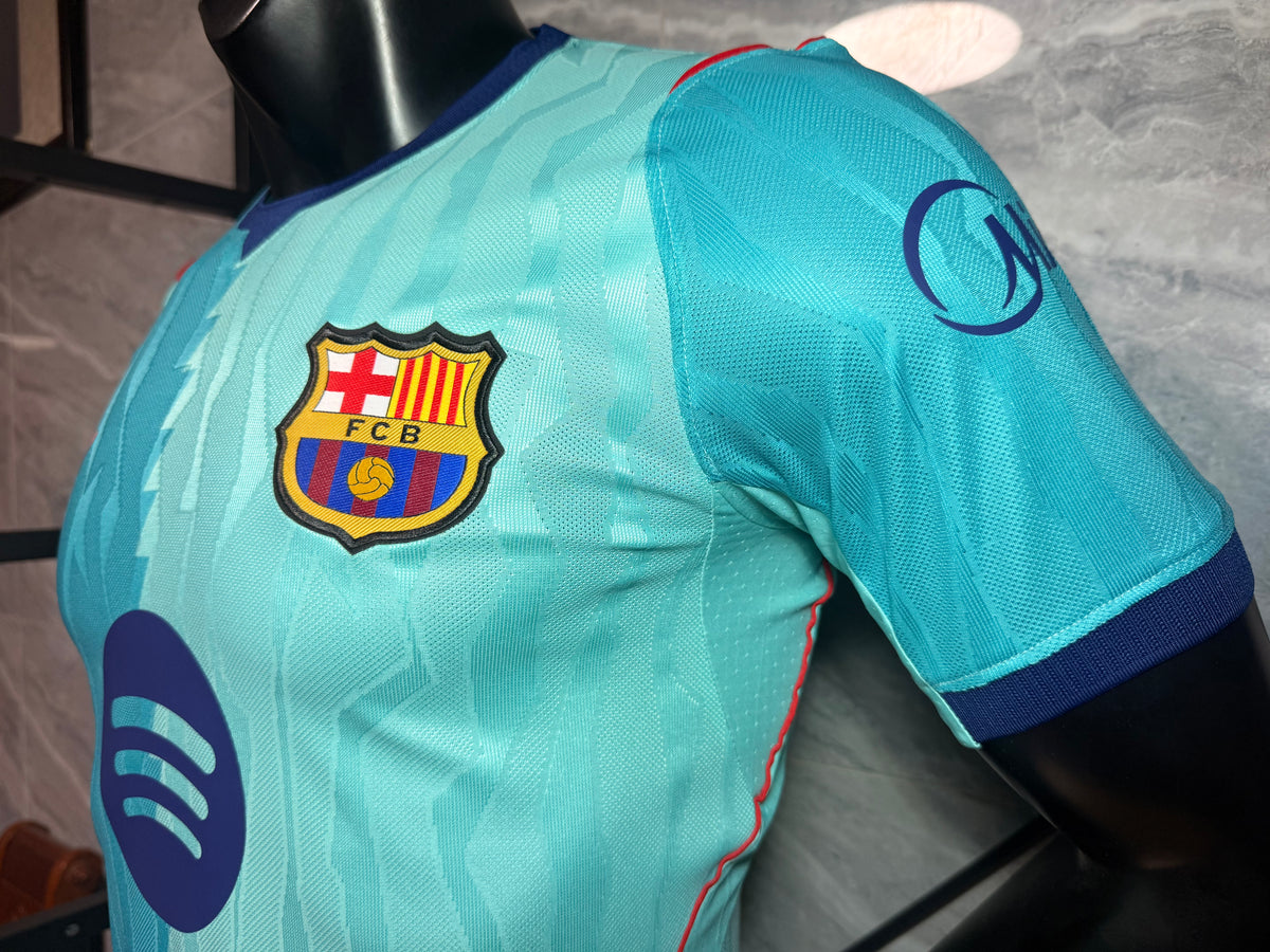 Barcelona Third Shirt — Turquoise Player Version — photo 6