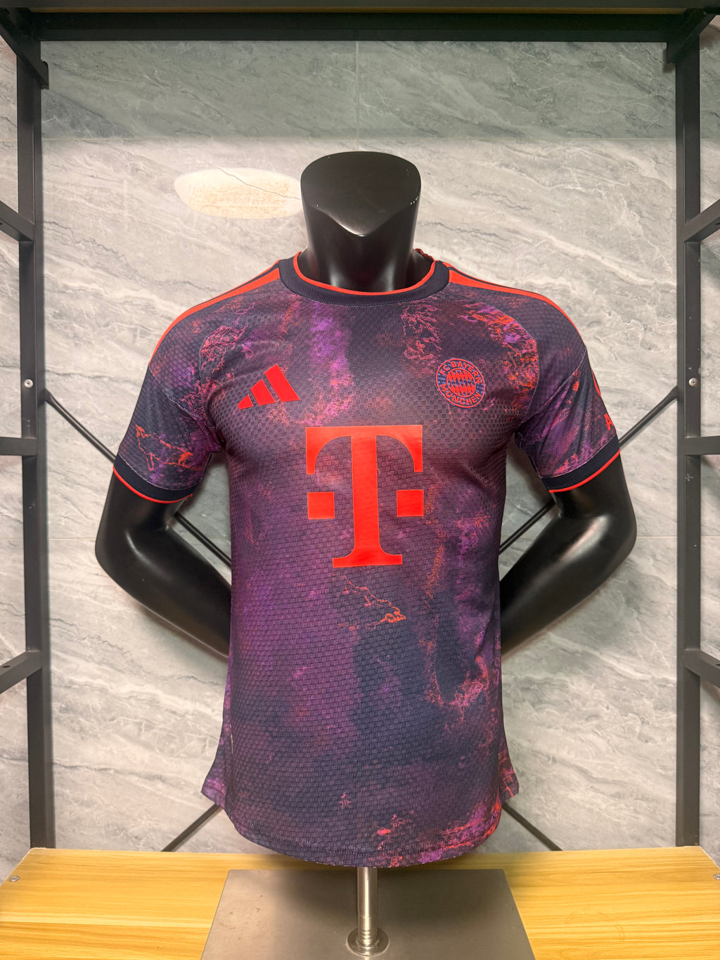 Bayern Munich 2026/27 Purple and Red Third Shirt — Player Version — photo 1