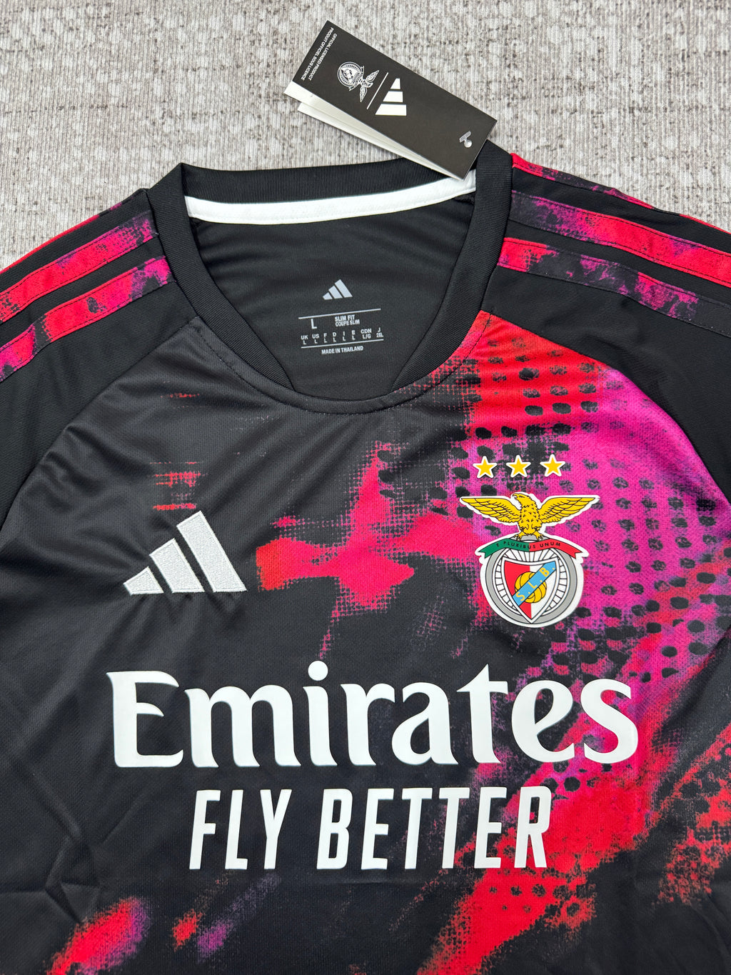 Benfica 2026/27 Black Third Shirt — Fan Version — photo 3