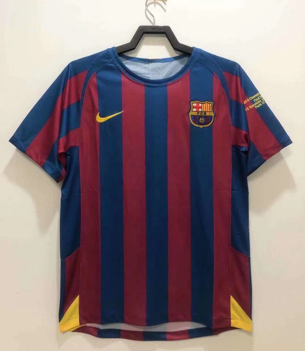 FC Barcelona 2005/06 Home Champions League Shirt — Retro Version — photo 1