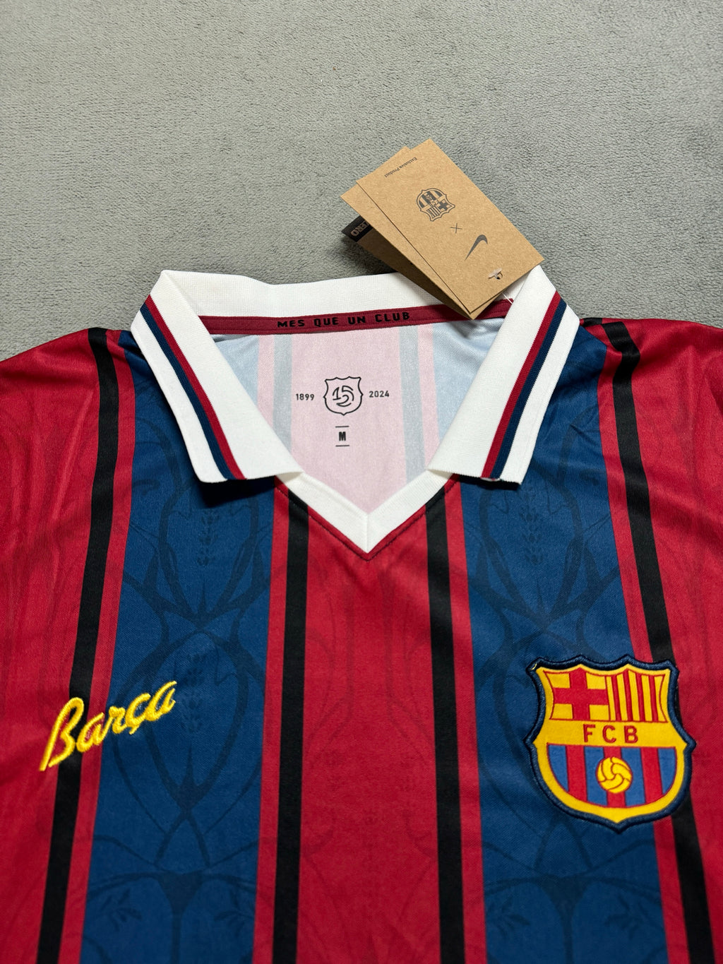 FC Barcelona 2025/26 125th Anniversary Embroidered Fan Shirt — photo 1
