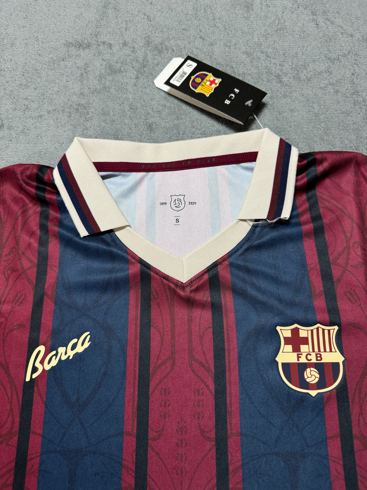 FC Barcelona 2025/26 125th Anniversary Rubber-Badge Fan Shirt — photo 1