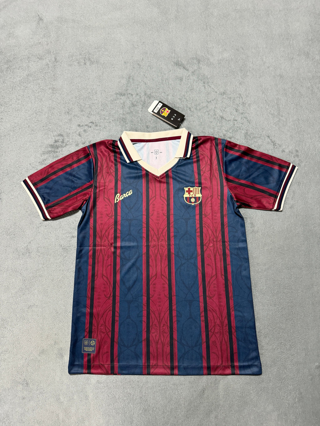 FC Barcelona 2025/26 125th Anniversary Rubber-Badge Fan Shirt — photo 2
