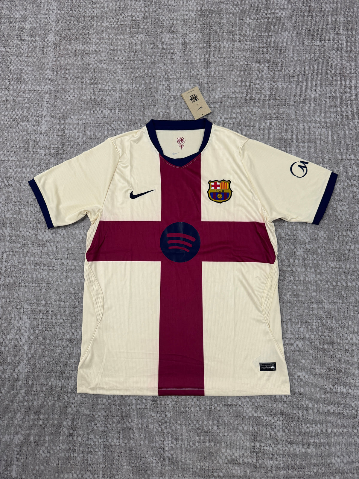 FC Barcelona 2026/27 Cream Fourth Shirt — Fan Version — photo 2