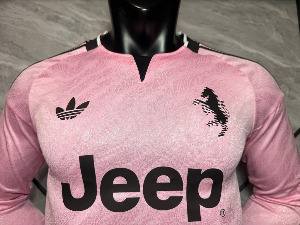 Juventus 2026/27 Pink Away Long-Sleeve Shirt — Player Version — photo 3