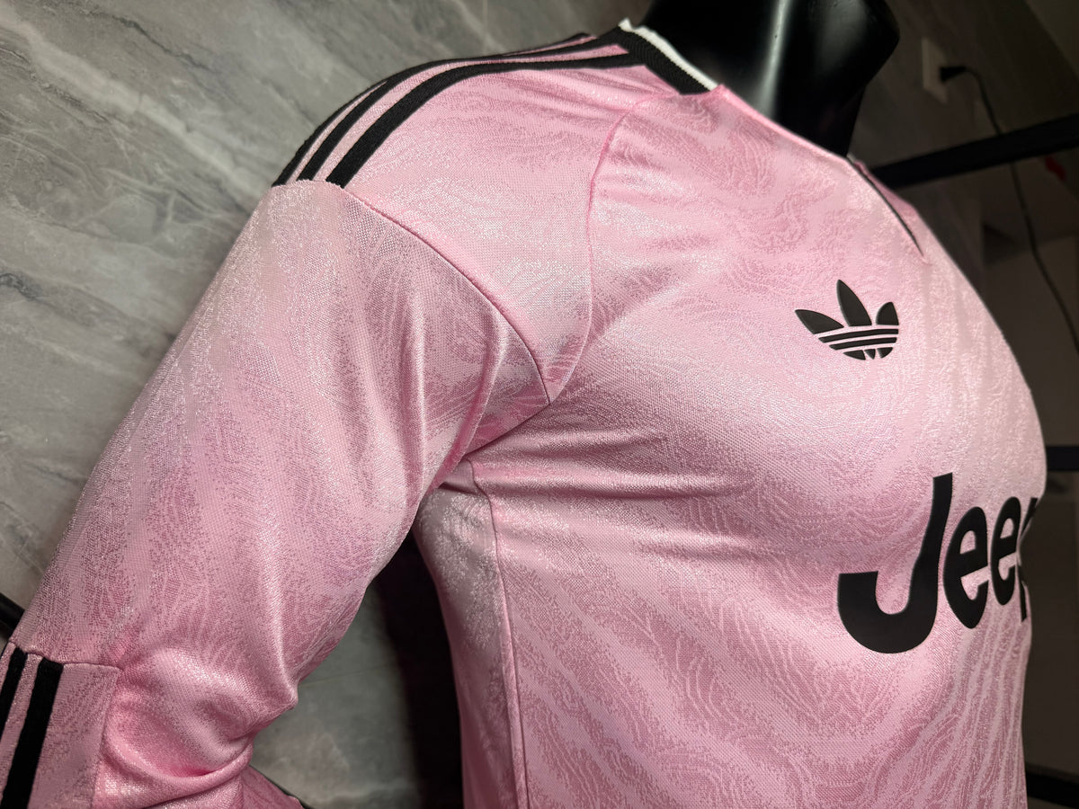 Juventus 2026/27 Pink Away Long-Sleeve Shirt — Player Version — photo 6