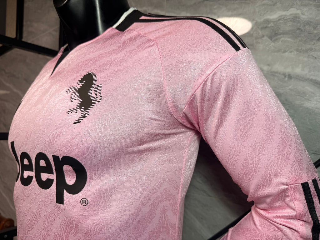 Juventus 2026/27 Pink Away Long-Sleeve Shirt — Player Version — photo 7