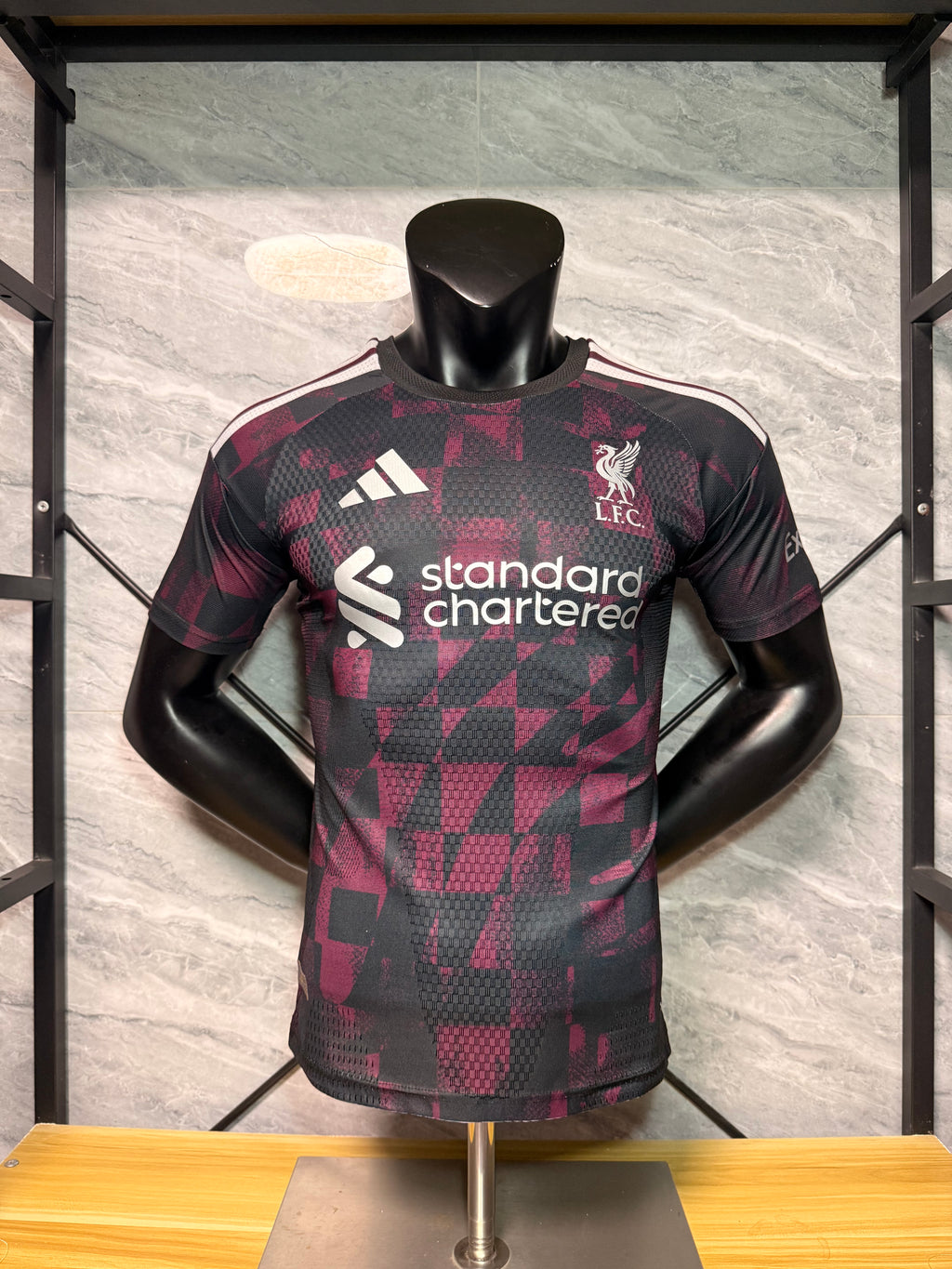 Liverpool 2026/27 Black and Magenta Third Shirt — Player Version — photo 1