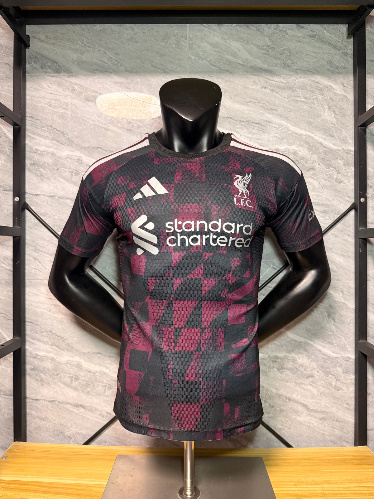 Liverpool 2026/27 Black and Magenta Third Shirt — Player Version — photo 1