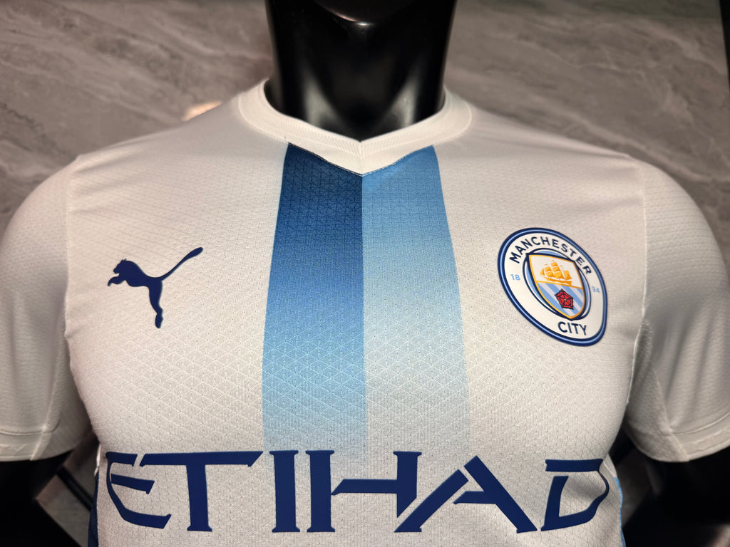 Manchester City 2026/27 White Away Shirt — Player Version — photo 2