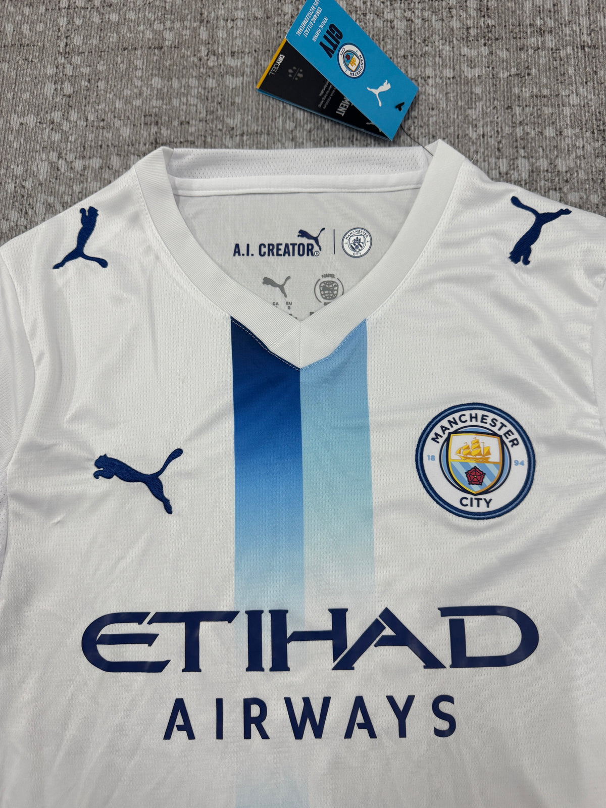 Manchester City 2026/27 White Long-Sleeve Third Shirt — Fan Version — photo 1