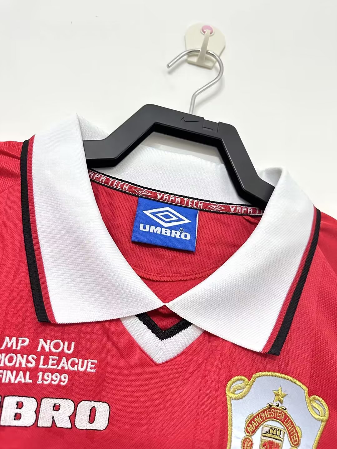 Manchester United 1998/99 Home Champions League Final Long-Sleeve Shirt — Retro Version — photo 7