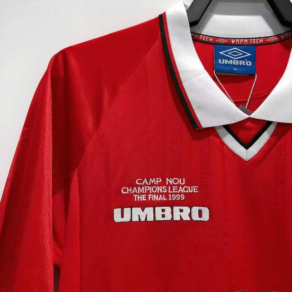 Manchester United 1998/99 Home Champions League Final Shirt — Retro Version — photo 10