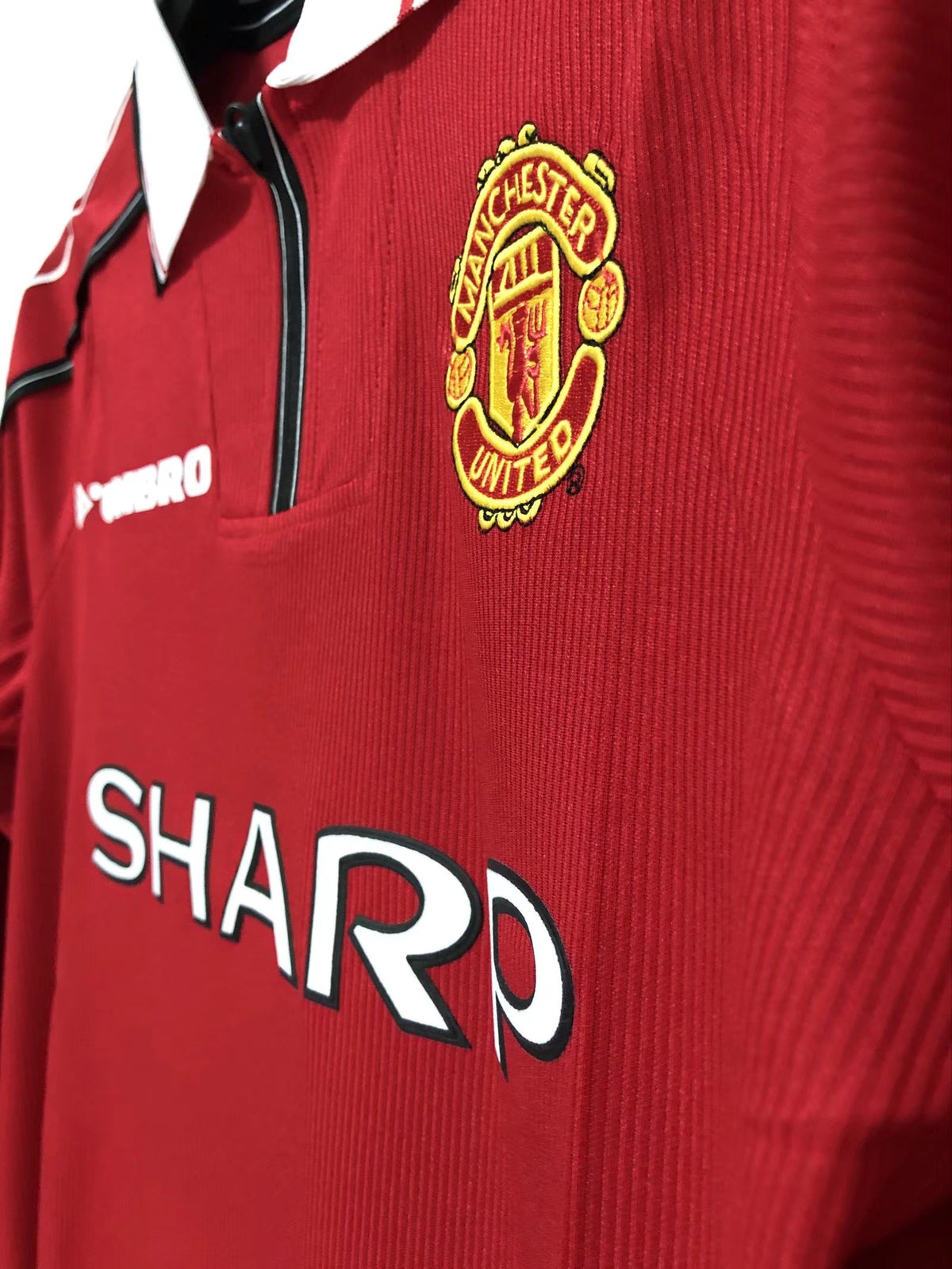 Manchester United 1998/99 Home Long-Sleeve Shirt — Retro Version — photo 3