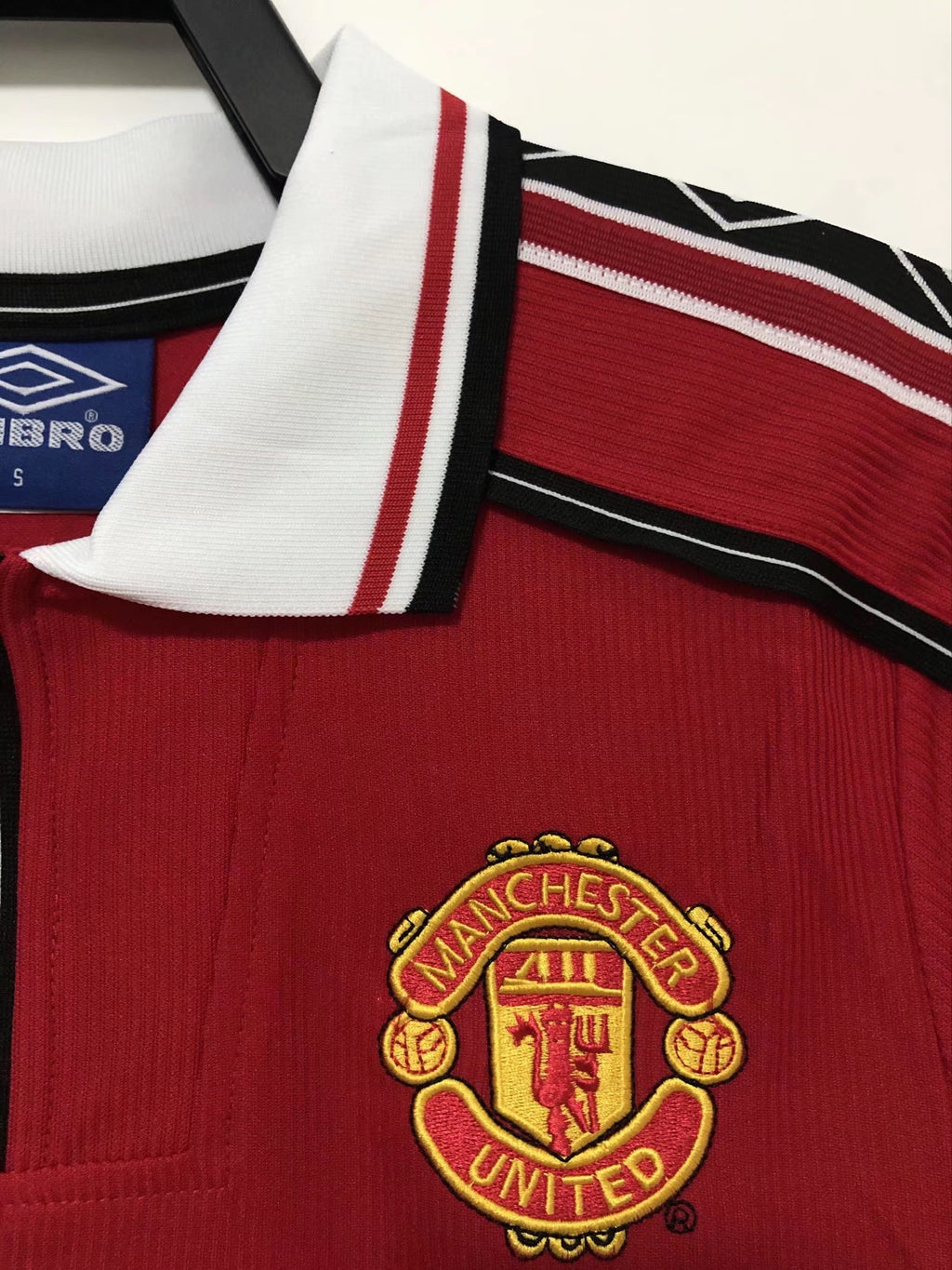 Manchester United 1998/99 Home Long-Sleeve Shirt — Retro Version — photo 7