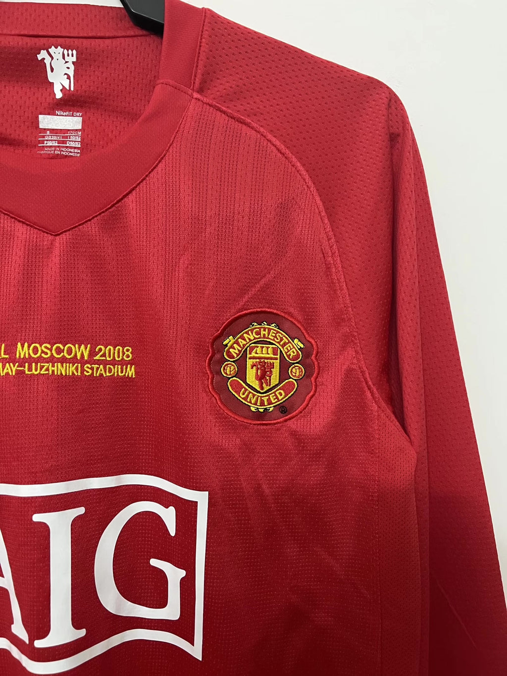 Manchester United 2007/08 Champions League Final Long-Sleeve Shirt — Retro Version — photo 8
