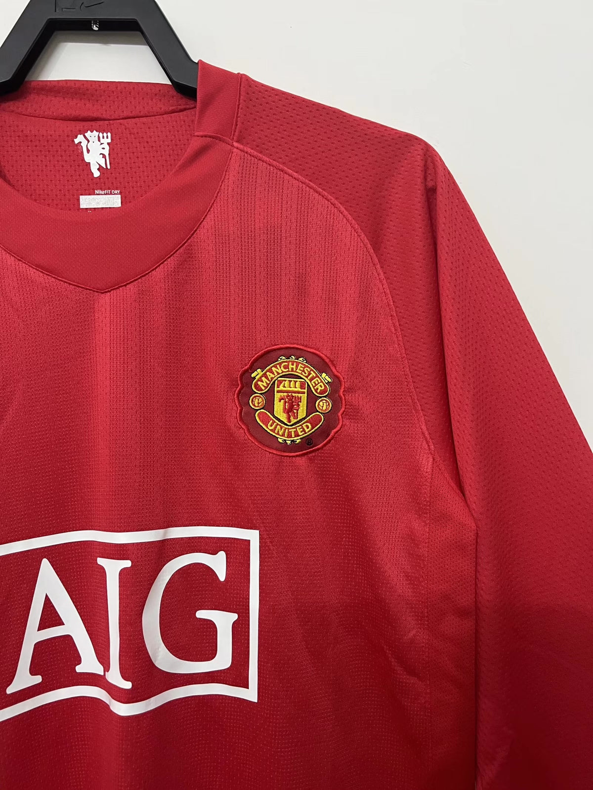 Manchester United 2007/08 Home Long-Sleeve Shirt — Retro Version — photo 3