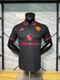 Manchester United 2026/27 Black and Red Polo Training Shirt — photo 1
