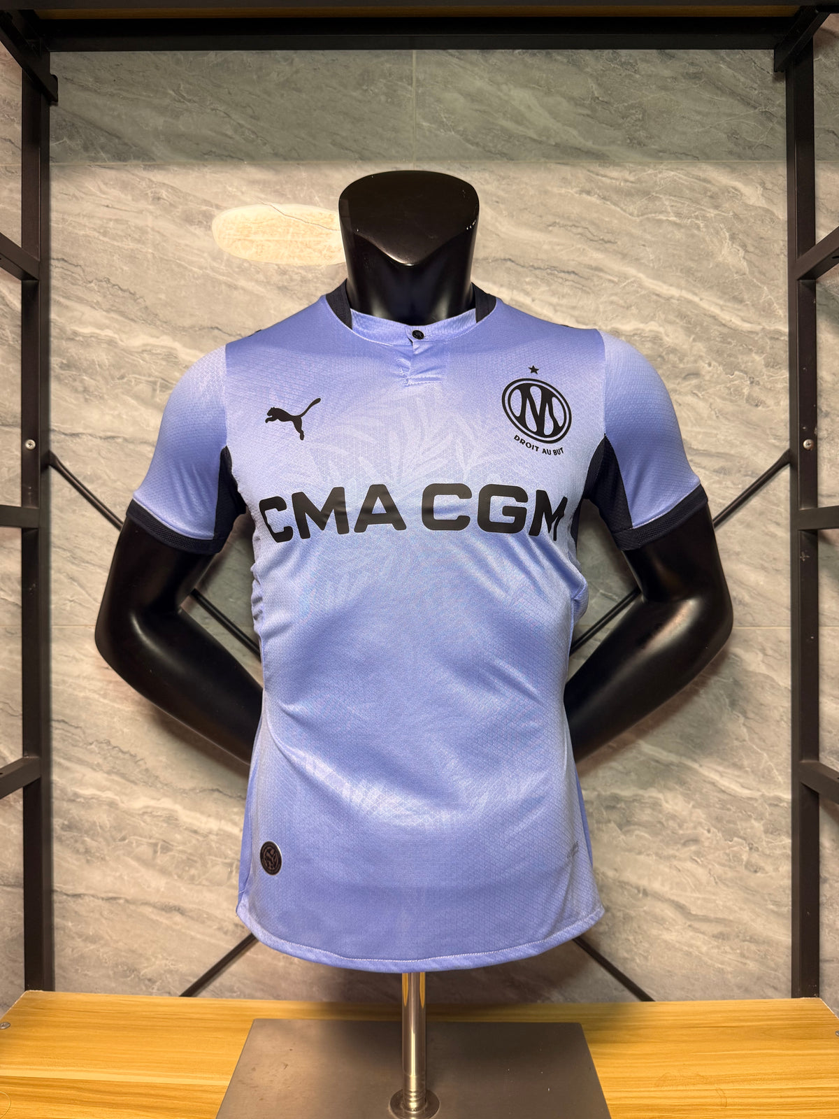Marseille 2026/27 Light Blue Third Shirt — Player Version — photo 1