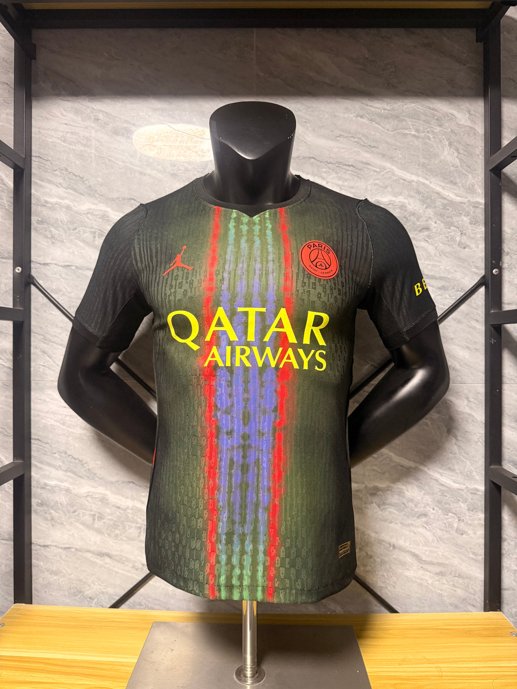 Paris Saint-Germain 2026/27 Dark Multicolor Shirt — Player Version — photo 1