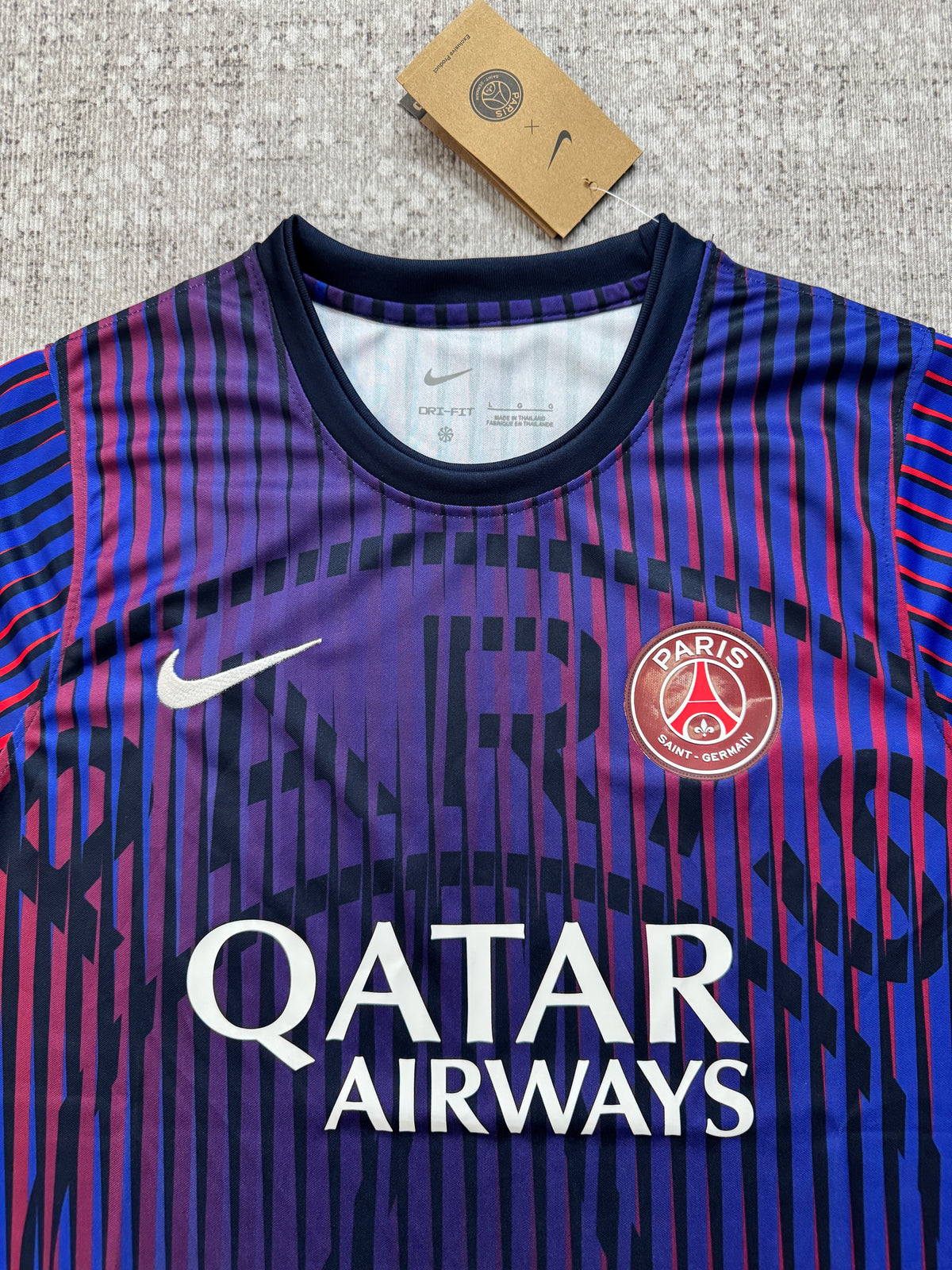 Paris Saint-Germain 2026/27 Purple Graphic Collaboration Shirt — Fan Version — photo 1