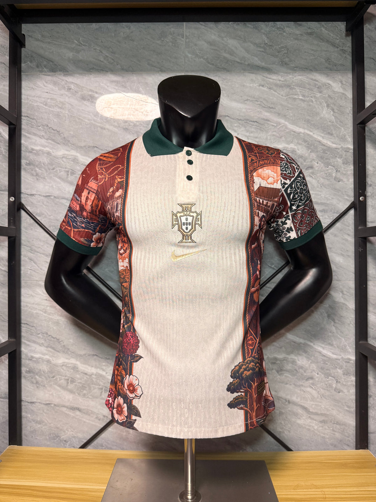 Portugal 2026/27 Cream Cultural Graphic Special Shirt — Player Version — photo 1