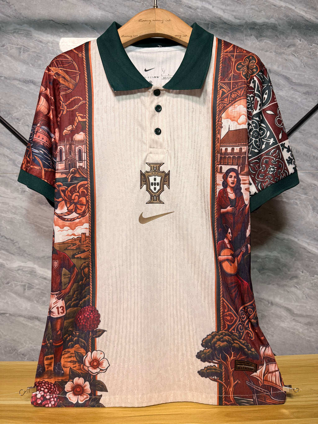 Portugal 2026/27 Cream Cultural Graphic Special Shirt — Player Version — photo 11