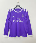 Real Madrid 2016/17 Away Long-Sleeve Shirt — Retro Version — photo 1