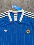 Real Madrid 2025/26 Blue Pinstripe Lifestyle Shirt — photo 1