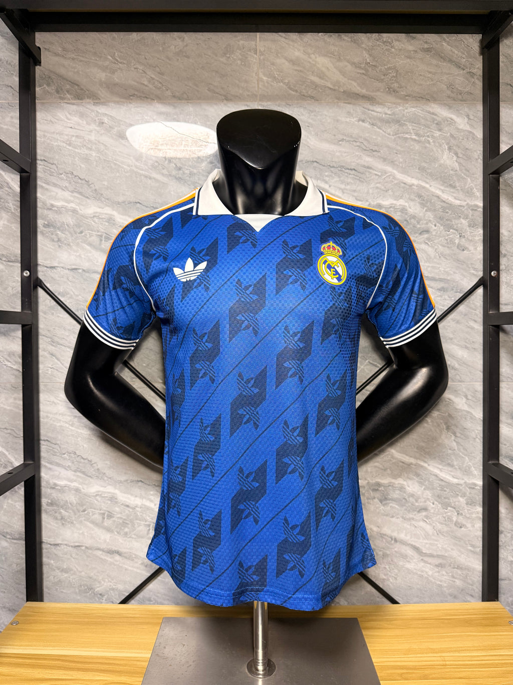 Real Madrid 2025/26 Blue Trefoil Shirt — Player Version — photo 1
